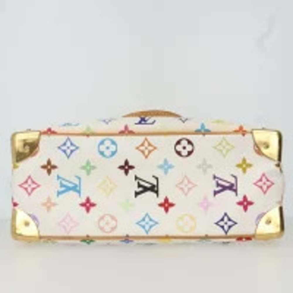 Louis Vuitton Trouville Multicolor Blanc White Handbag Monogram Multi White k - Picture 6 of 13